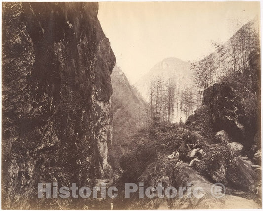 Photo Print : Possibly by Lai Fong - Bankers Glen Yuen Foo Monastery : Vintage Wall Art