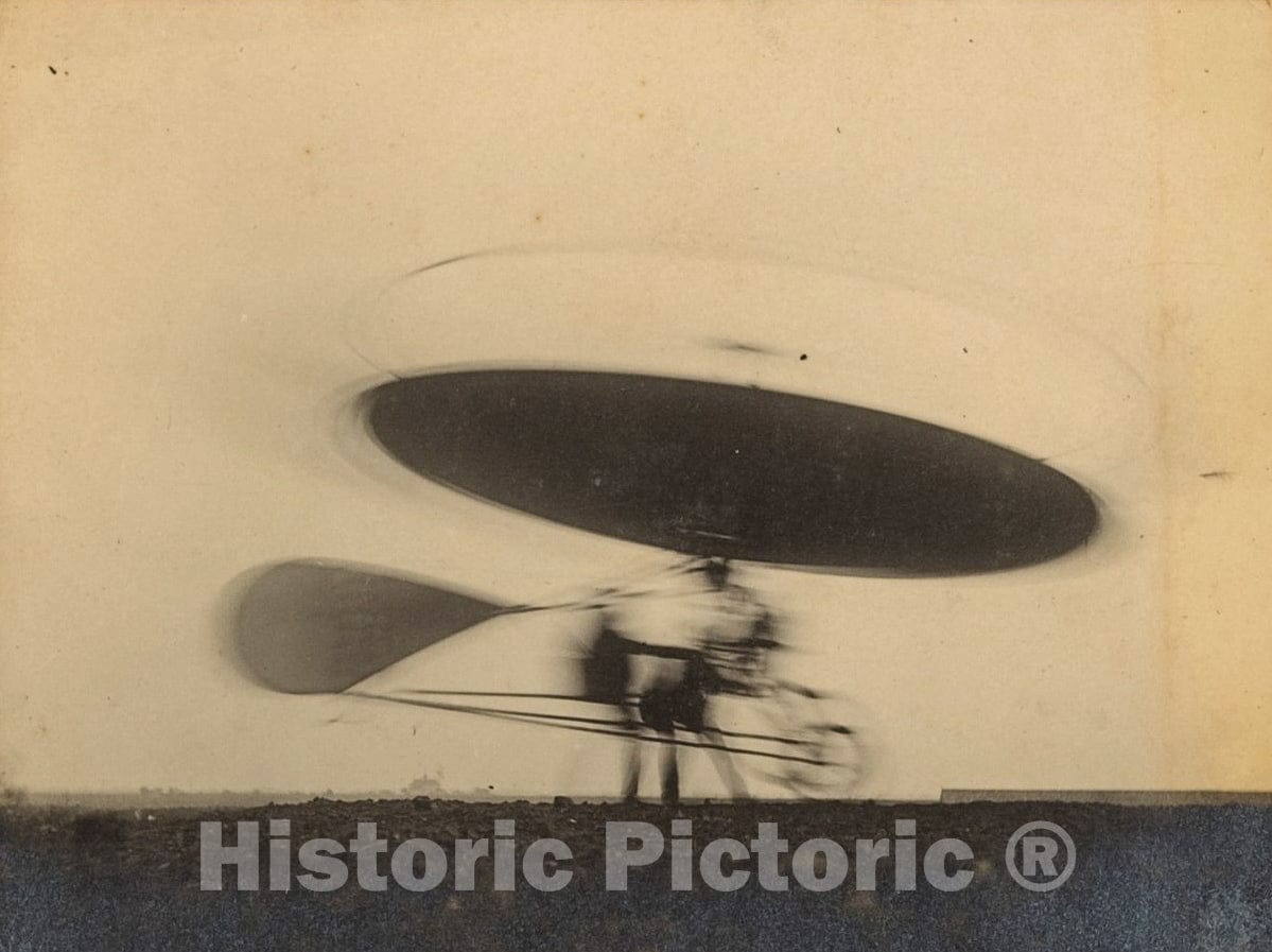 Photo Print :  Ellehammer - Samme  Aeroplan svarende. : Vintage Wall Art
