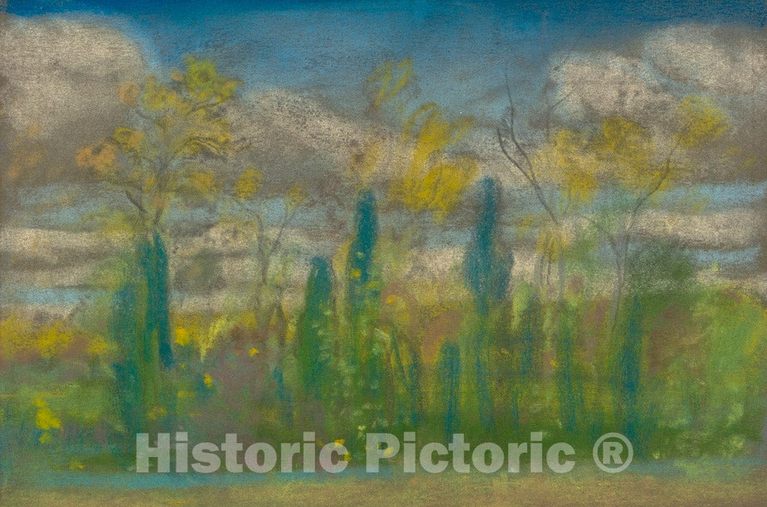 Art Print : Arthur B. Davies - Spring : Vintage Wall Art