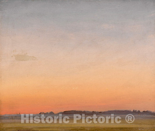 Art Print : Circle of Carl Rottmann - Landscape : Vintage Wall Art