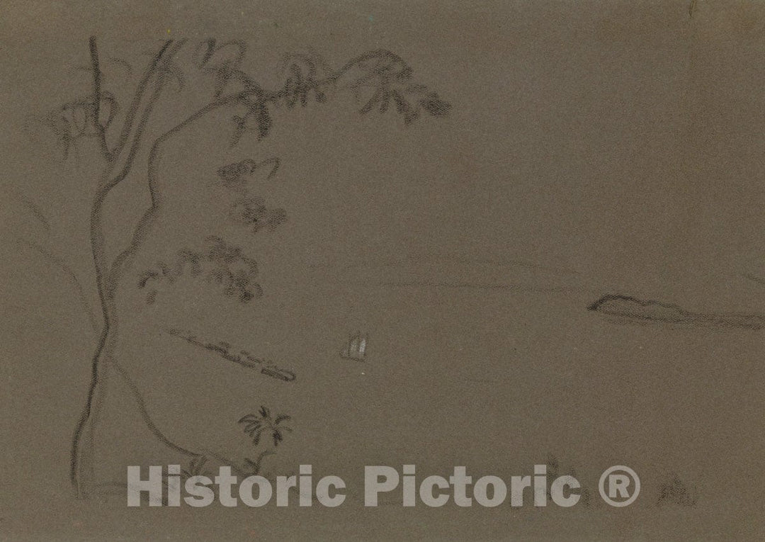 Art Print : Arthur B. Davies - Chinese Landscape : Vintage Wall Art