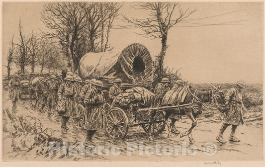 Art Print : Kerr Eby - Machine Guns : Vintage Wall Art