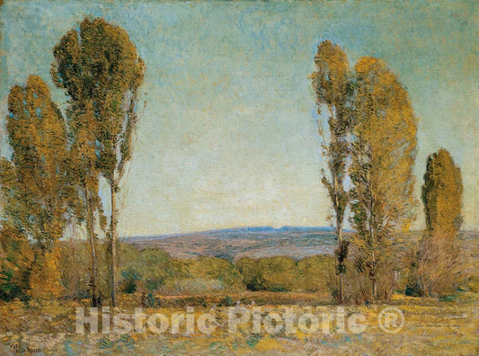 Art Print : Childe Hassam - Golden Afternoon : Vintage Wall Art