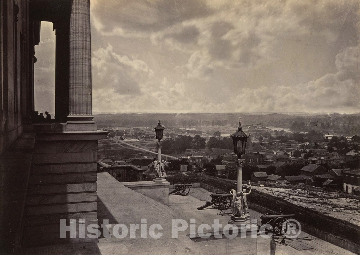Photo Print : George N. Barnard - Nashville from the Capitol : Vintage Wall Art