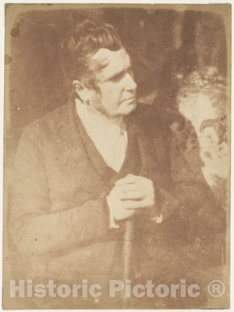 Photo Print : Hill and Adamson - Rev. Robert Aitken, Dundee : Vintage Wall Art