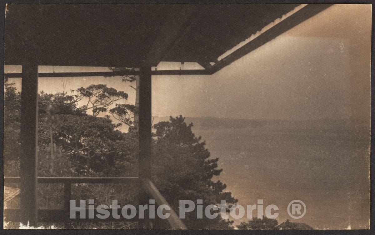 Photo Print : Adolf de Meyer - View from Kiyomizu-dera Buddhist Temple, Kyoto, Japan : Vintage Wall Art