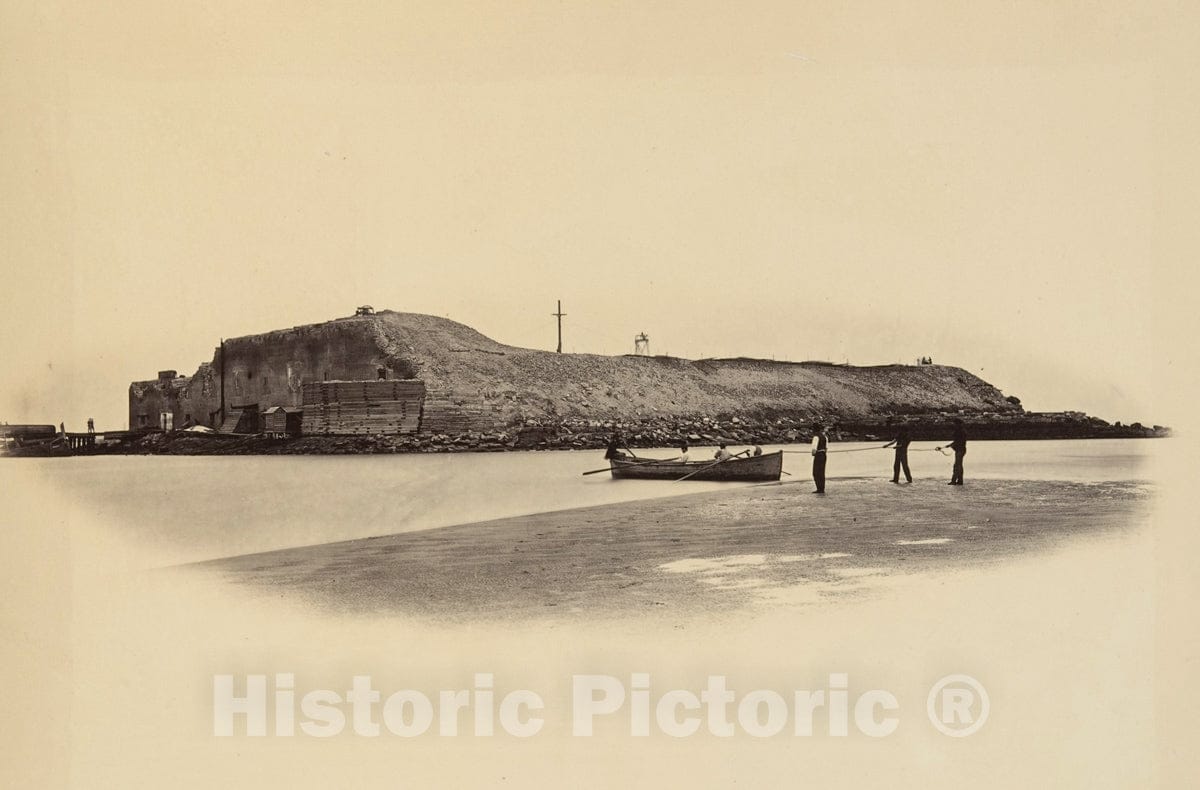 Photo Print : George N. Barnard - Fort Sumpter : Vintage Wall Art