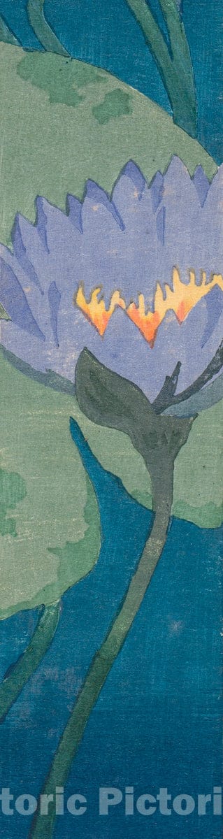 Art Print : Arthur Wesley Dow - Lily : Vintage Wall Art