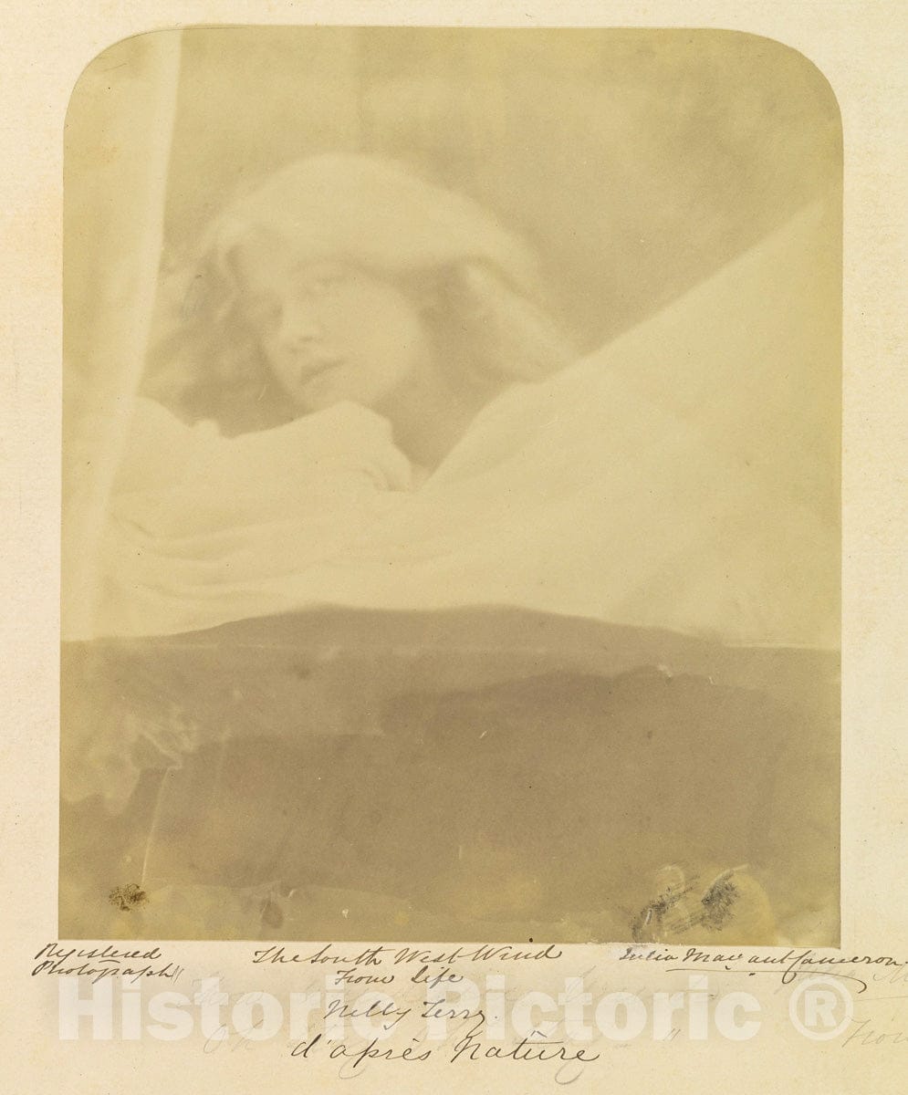 Photo Print : Julia Margaret Cameron - The South West Wind : Vintage Wall Art