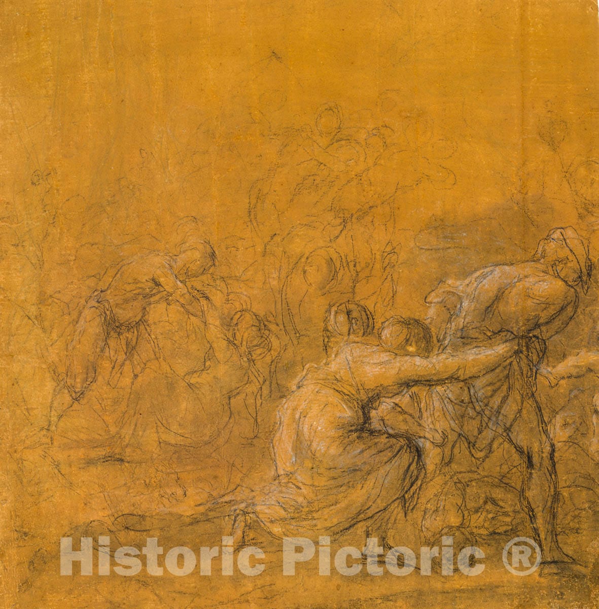 Art Print : The Veneto - The Massacre of the Innocents : Vintage Wall Art