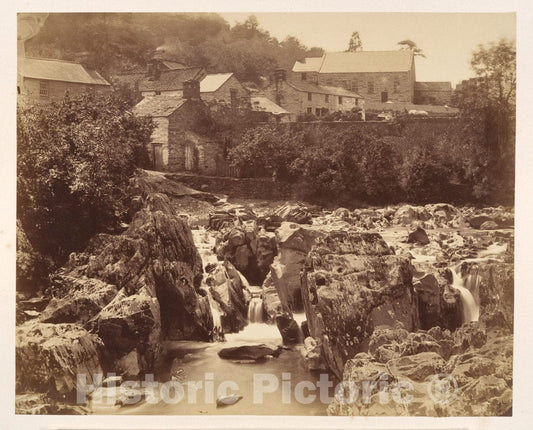 Photo Print : Francis Bedford - at Pont y Pair, Bettws-y-Coed, North Wales : Vintage Wall Art