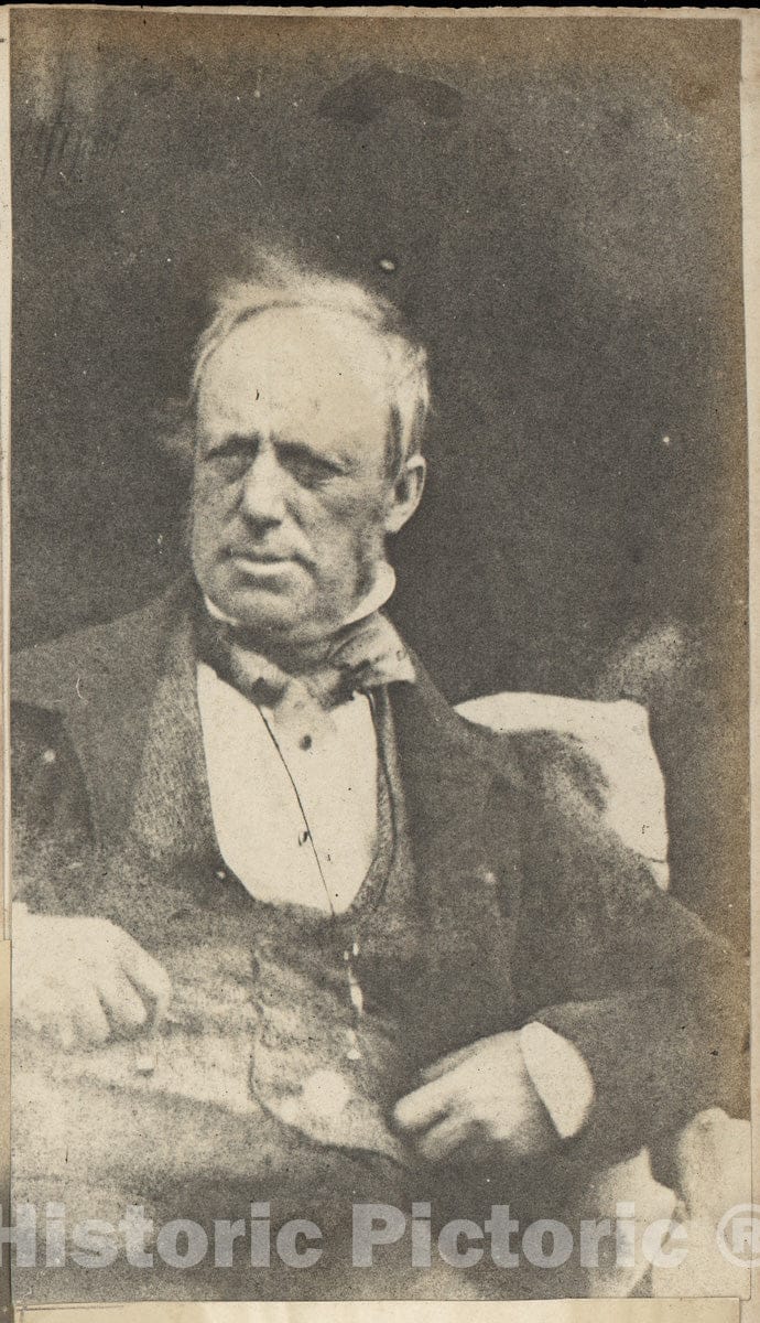 Photo Print : Portrait of Seated Man : Vintage Wall Art