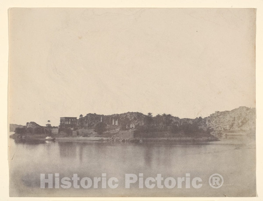 Photo Print : John Beasley Greene - Island of Philae : Vintage Wall Art