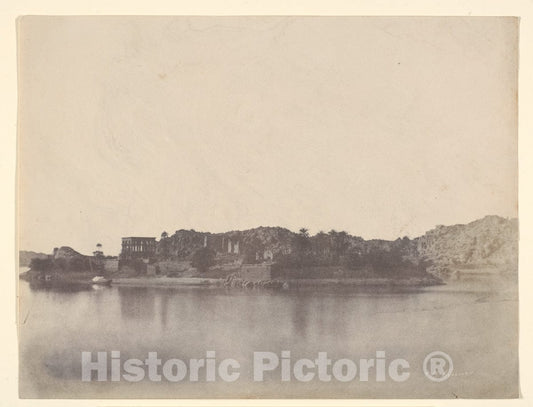 Photo Print : John Beasley Greene - Island of Philae : Vintage Wall Art