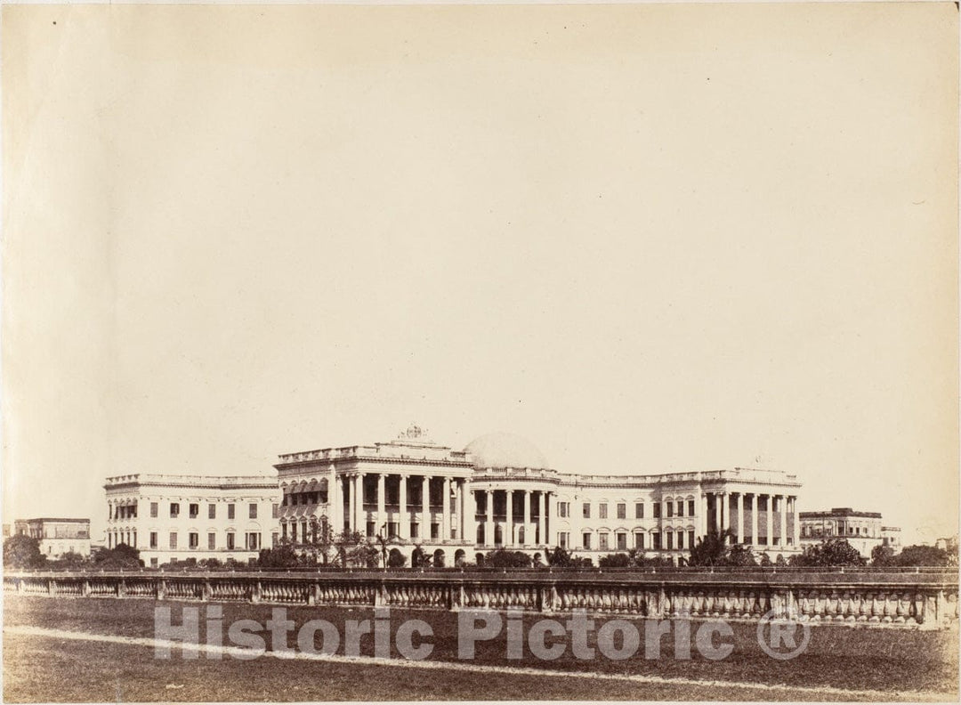 Photo Print : Captain R. B. Hill - Government House,Calcutta : Vintage Wall Art