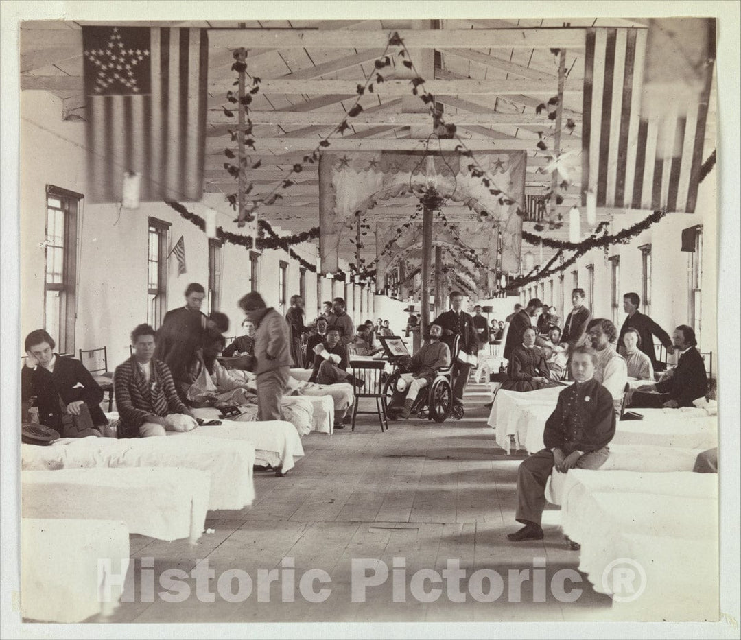 Photo Print : Armory Square Hospital, Washington : Vintage Wall Art