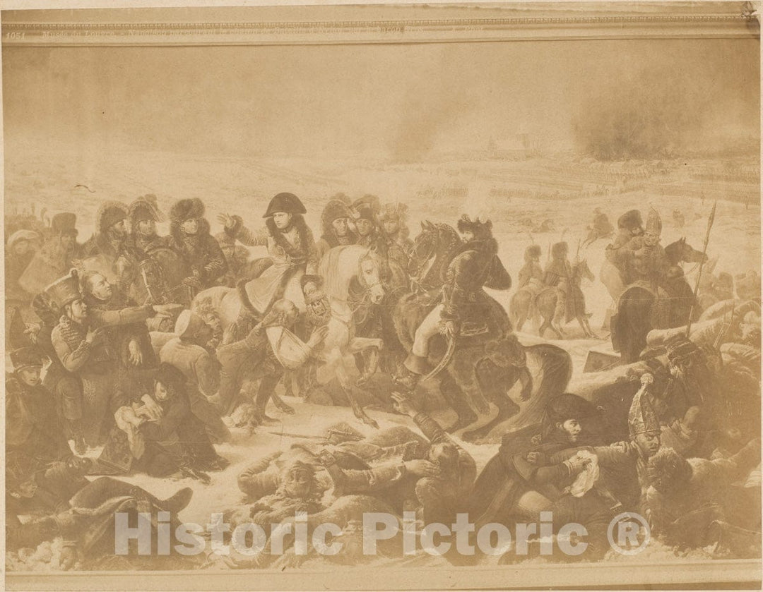 Photo Print : Reproduction of Napoleon on The Battlefield of Eylau by Antoine-Jean Gros : Vintage Wall Art