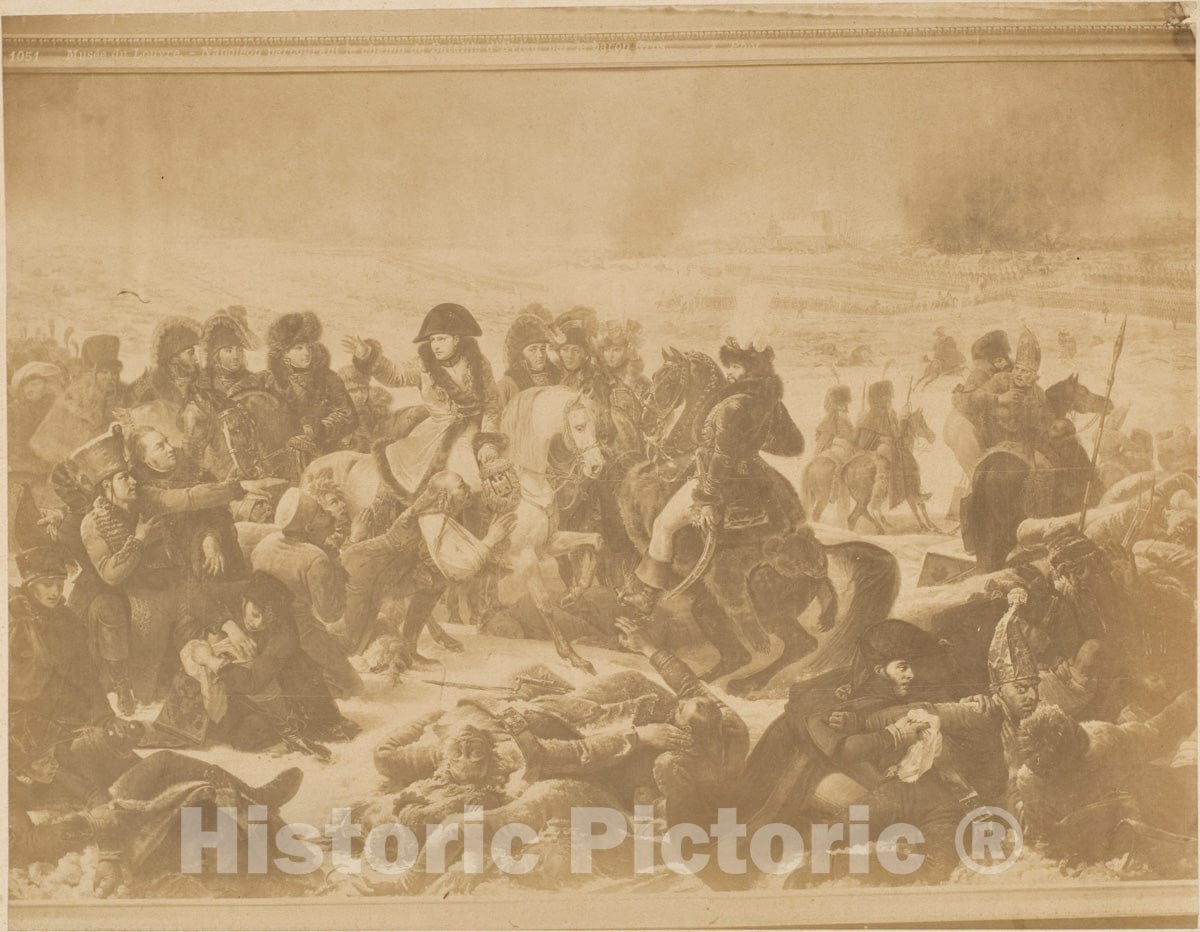 Photo Print : Reproduction of Napoleon on The Battlefield of Eylau by Antoine-Jean Gros : Vintage Wall Art