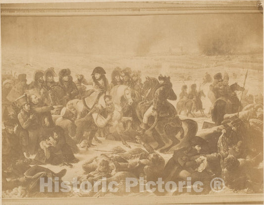 Photo Print : Reproduction of Napoleon on The Battlefield of Eylau by Antoine-Jean Gros : Vintage Wall Art