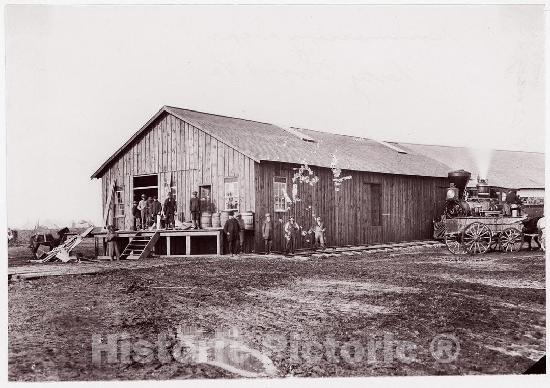 Photo Print : Andrew Joseph Russell - Commissary Department, City Point, Virginia : Vintage Wall Art