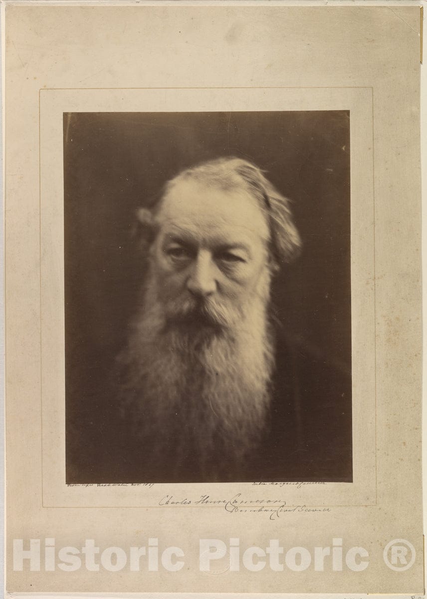 Photo Print : Julia Margaret Cameron - James Rogers : Vintage Wall Art