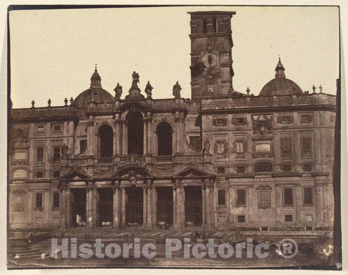 Photo Print : Santa Maria Maggiore, Rome : Vintage Wall Art