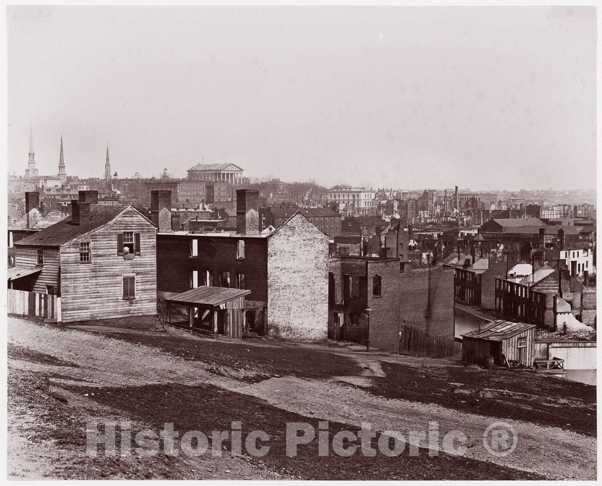 Photo Print : Alexander Gardner - Richmond After The Evacuation : Vintage Wall Art