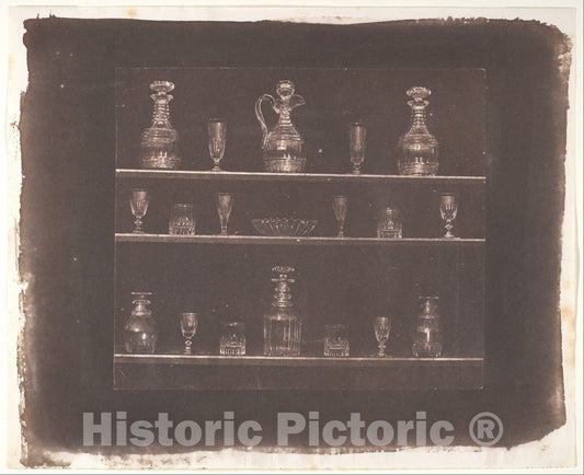 Photo Print : William Henry Fox Talbot - Articles of Glass : Vintage Wall Art