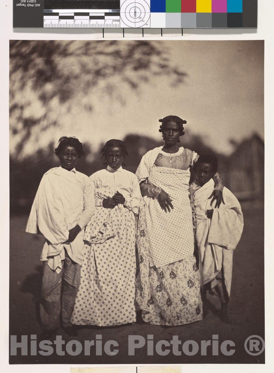 Photo Print : Désiré Charnay - Family Group : Vintage Wall Art