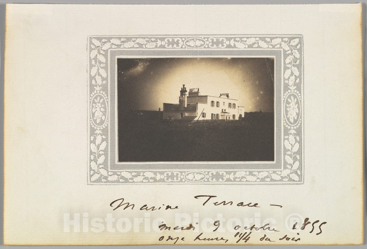 Photo Print : Charles Victor Hugo - Marine Terrace : Vintage Wall Art