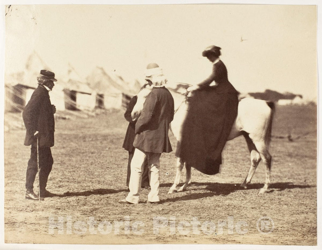 Photo Print : Lord Clyde, Lord Canning and Lady Canning : Vintage Wall Art