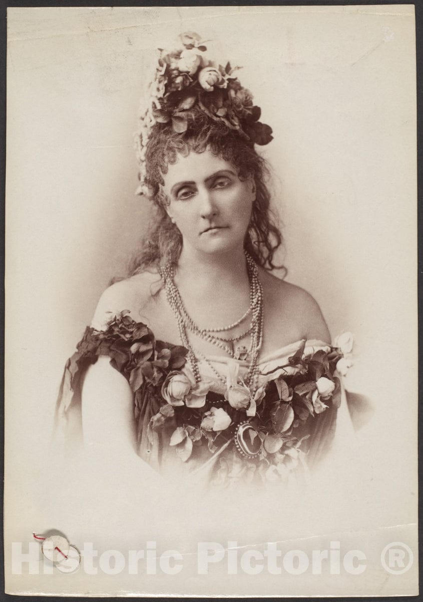 Photo Print : Pierre-Louis Pierson - Countess de Castiglione, from Série des Roses - 407173 : Vintage Wall Art