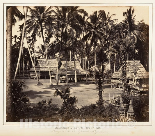 Photo Print : Emile Gsell - Bonzerie de la Grande Pagode : Vintage Wall Art