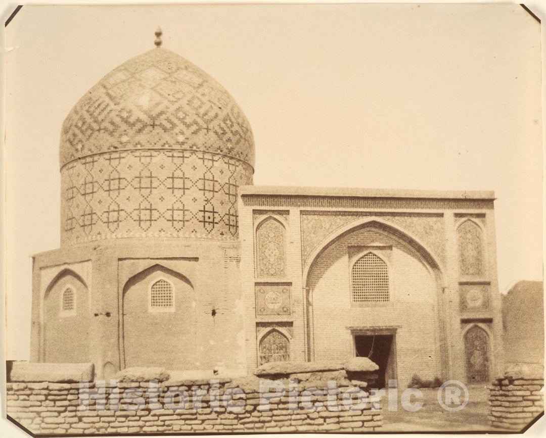 Photo Print : Luigi Pesce - Mosque of Nasser-eddin Shah, Teheran, Iran : Vintage Wall Art