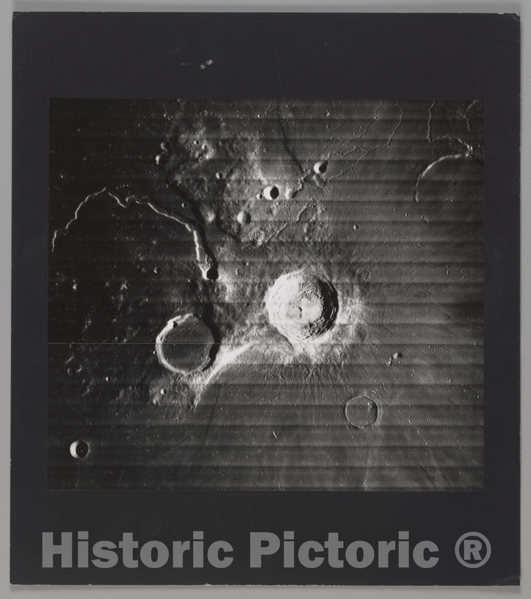 Photo Print : National Aeronautics and Space Administration - The Moon – Crater Aristarchus, Schroter's Valley : Vintage Wall Art