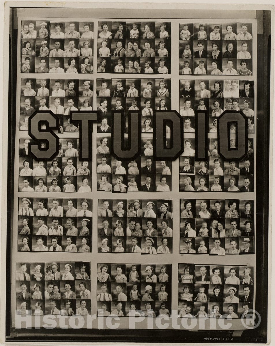 Photo Print : Walker Evans - Penny Picture Display, Savannah : Vintage Wall Art