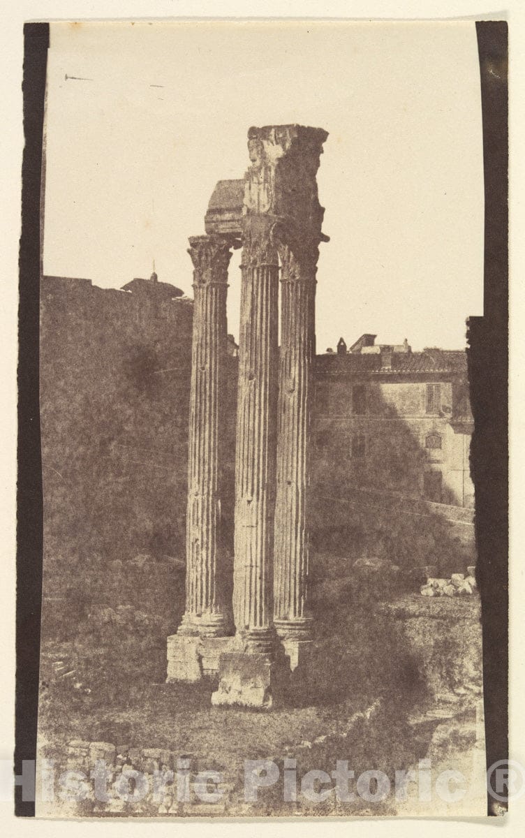 Photo Print : Temple of Jupiter Tonans, Rome : Vintage Wall Art