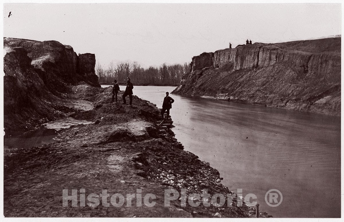 Photo Print : Andrew Joseph Russell - Dutch Gap Canal 1 : Vintage Wall Art
