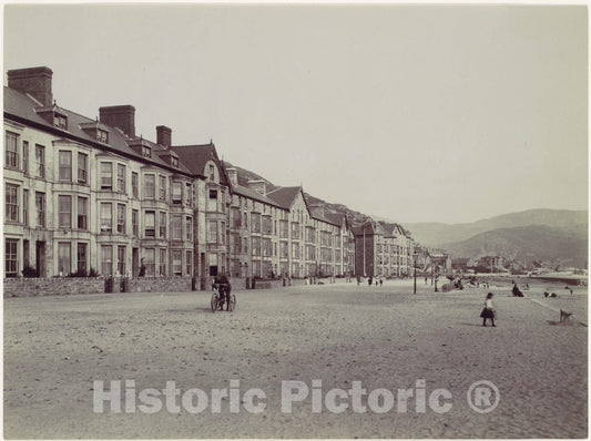 Photo Print : Francis Bedford - Barmouth. Marine Terrace and Esplanade : Vintage Wall Art
