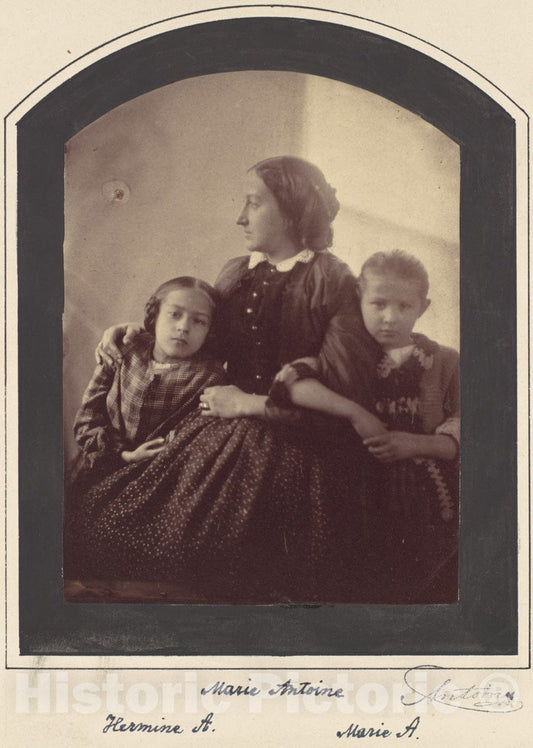 Photo Print : Franz Antoine - Hermine, Marie and Marie Antoine. : Vintage Wall Art