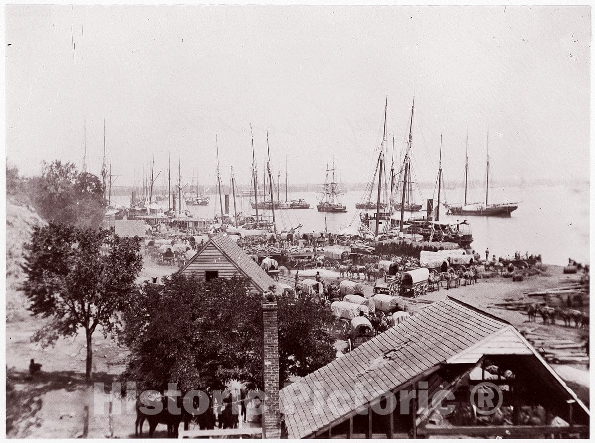 Photo Print : Andrew Joseph Russell - City Point, Virginia - 407264 : Vintage Wall Art