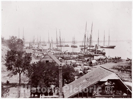 Photo Print : Andrew Joseph Russell - City Point, Virginia - 407264 : Vintage Wall Art