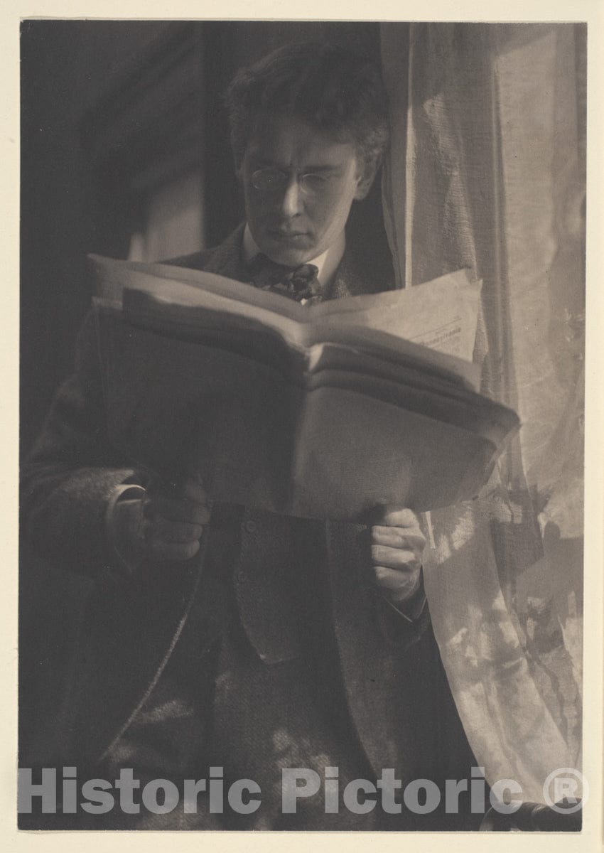 Photo Print : Gertrude Käsebier - William M. Ivins, Jr. : Vintage Wall Art