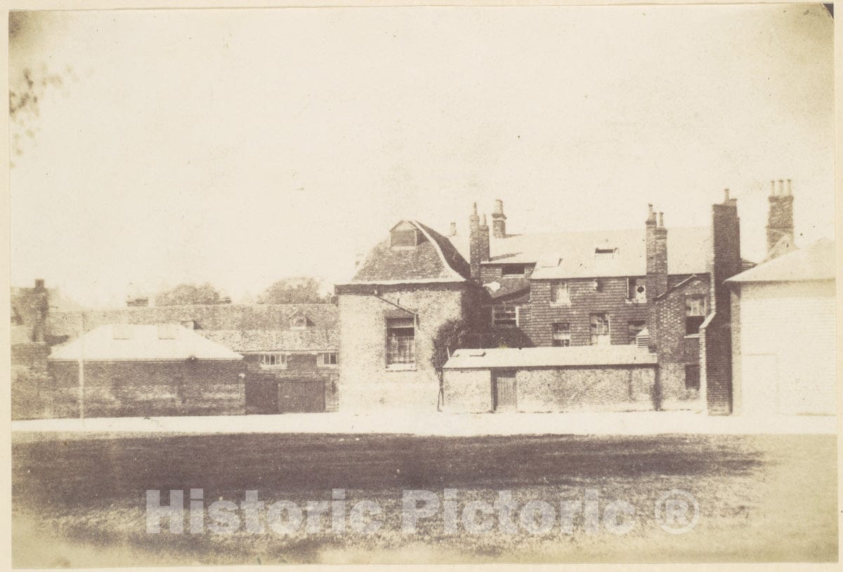 Photo Print : House from Across Lawn : Vintage Wall Art