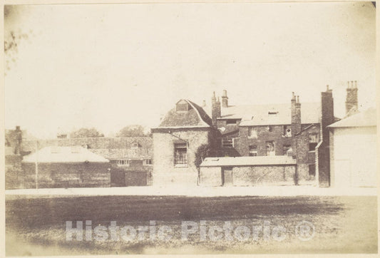 Photo Print : House from Across Lawn : Vintage Wall Art