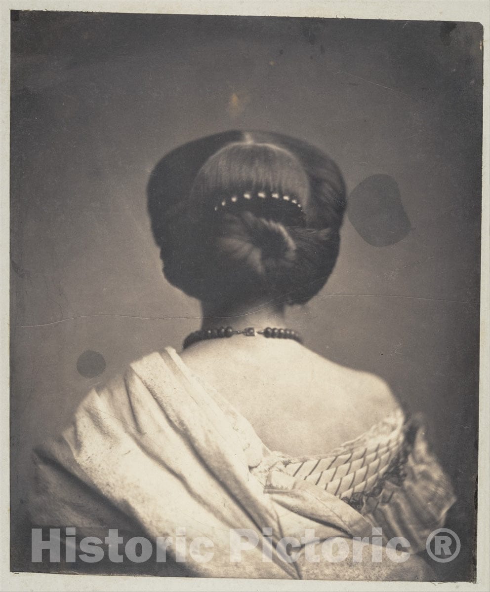Photo Print : Onésipe Aguado de las Marismas - Woman Seen from The Back : Vintage Wall Art