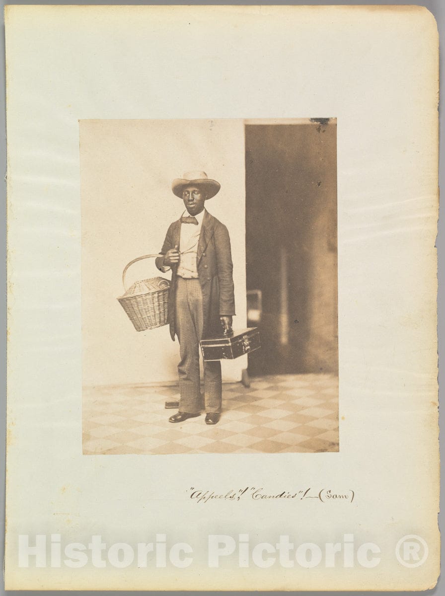 Photo Print : George Kendall Warren - Sam, The Black Peddlar : Vintage Wall Art