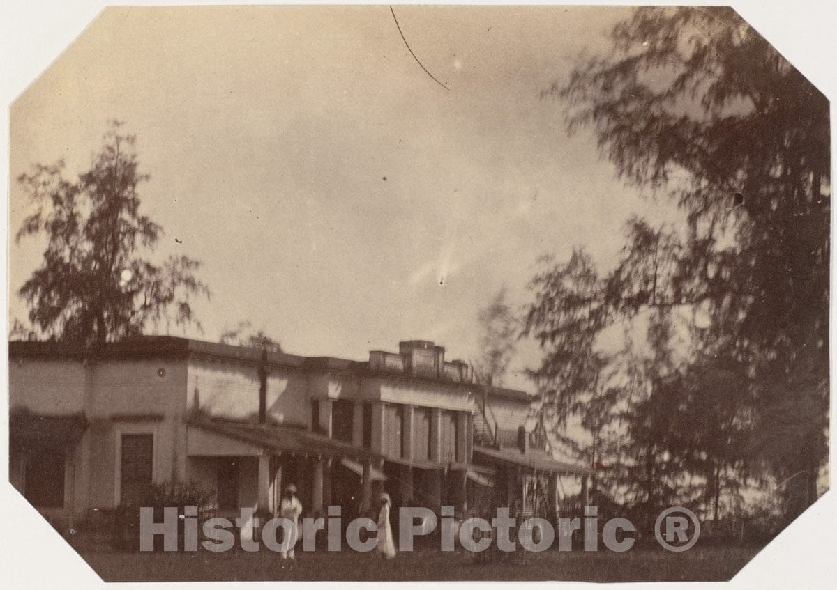 Photo Print : John Constantine Stanley - Gunpowder Agents Bungalow, Ishapoor. : Vintage Wall Art