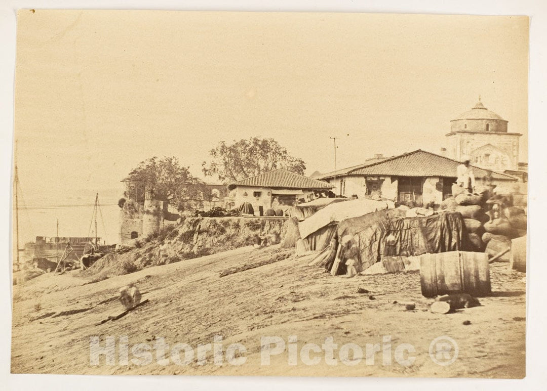 Photo Print : Ghat at Allahabad Fort : Vintage Wall Art