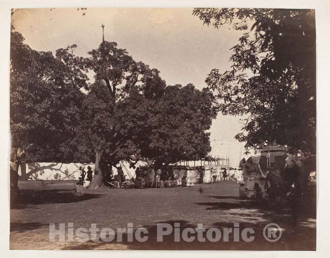 Photo Print : Durbar Held at Governor Generals Camp,1859 : Vintage Wall Art